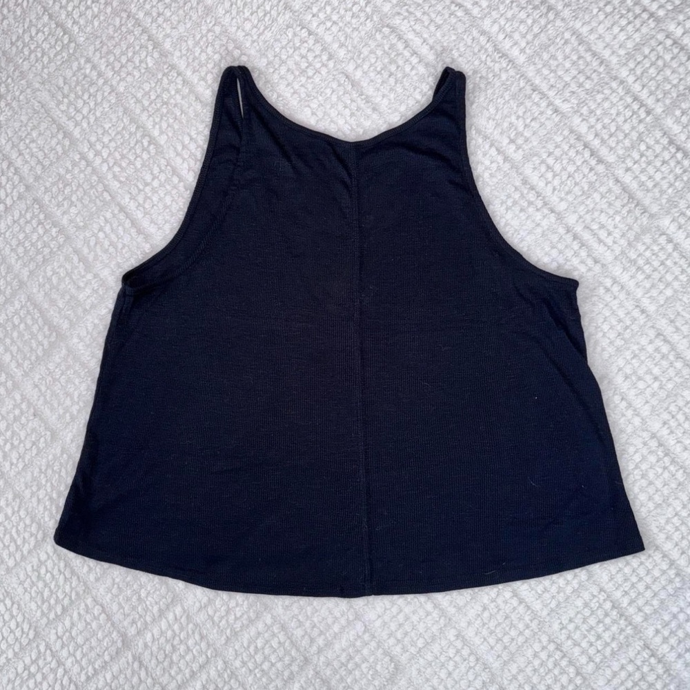 Intimately Women’s US Medium Black Low Back Loose Tank Top